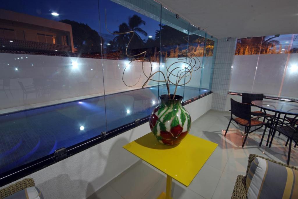 Flat No Hotel Carneiro De Tamandare 프라이아 두스 카르네이로스 외부 사진