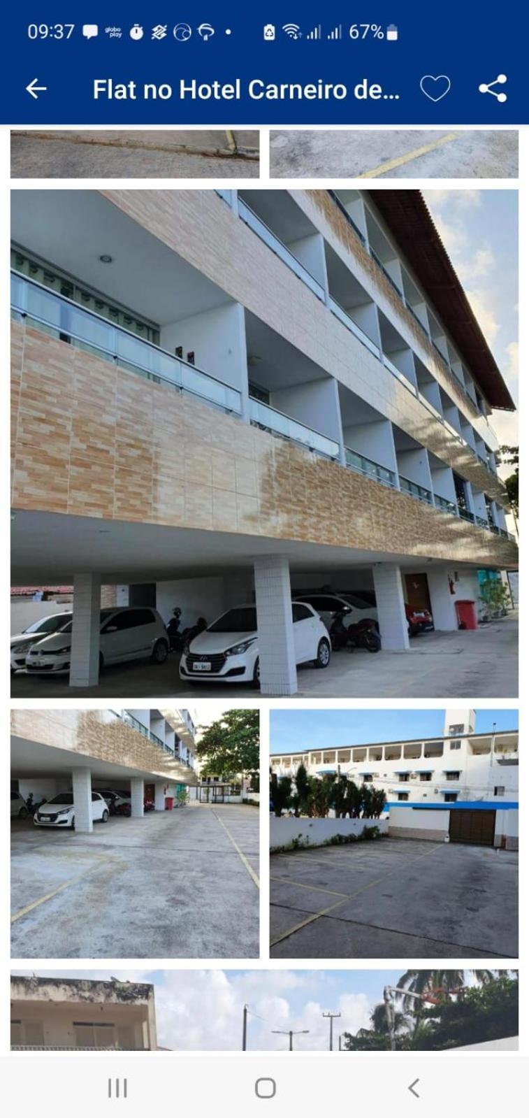 Flat No Hotel Carneiro De Tamandare 프라이아 두스 카르네이로스 외부 사진